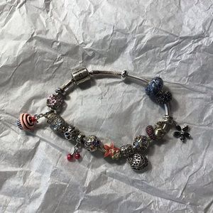 Soufeel Leo sterling set, 15 charms/beads, EUC